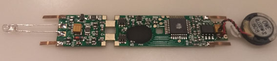 XL Systems Inc Wireless Diesel Sound Decoder For Model Trains – With Speaker, Works On DCC/DC/AC (Part 021700)